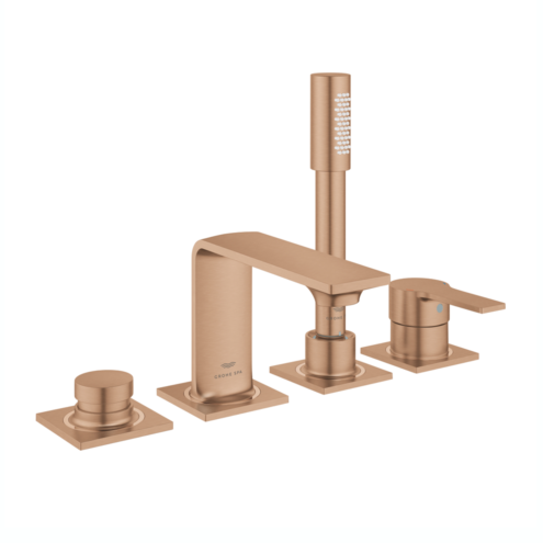 Grohe Allure Dört Delikli Brushed Warm Sunset Küvet Bataryası