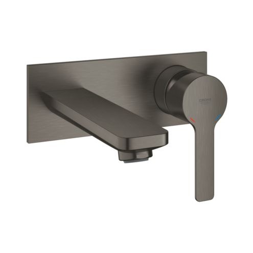 Grohe Lineare M-Boyut İki Delikli Brushed Hard Graphite Lavabo Bataryası