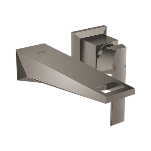 Grohe Allure Brilliant S-Boyut İki Delikli Brushed Hard Graphite Lavabo Bataryası