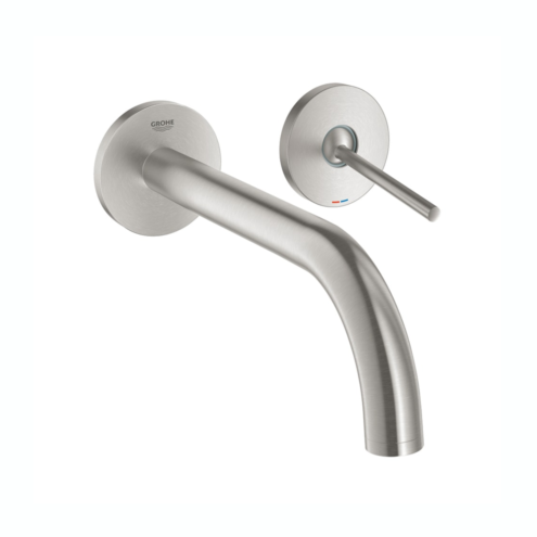 Grohe Atrio İki Delikli Joystick Paslanmaz Çelik Lavabo Bataryası