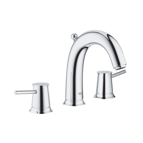 Grohe Bauclassic Üç Delikli Krom Lavabo Bataryası