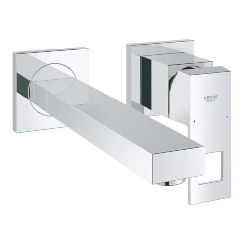 Grohe Eurocube İki Delikli Duvardan Ankastre Lavabo Bataryası