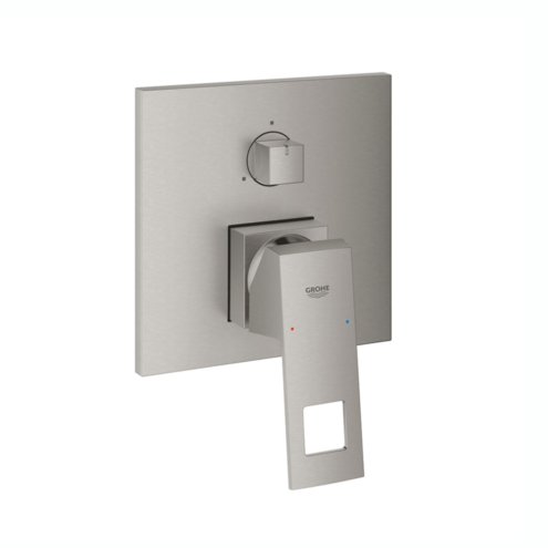 Grohe Eurocube Üç Yönlü Paslanmaz Çelik Banyo Bataryası