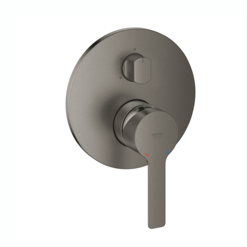 Grohe Lineare Üç Yönlü Brushed Hard Graphite Banyo Bataryası