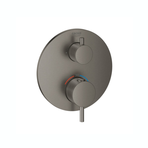 Grohe Atrio Ankastre Termostatik Brushed Hard Graphite Banyo Bataryası