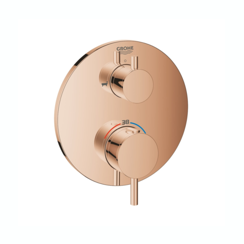 Grohe Atrio Çift Yönlü Ankastre Termostatik Warm Sunset Banyo Bataryası