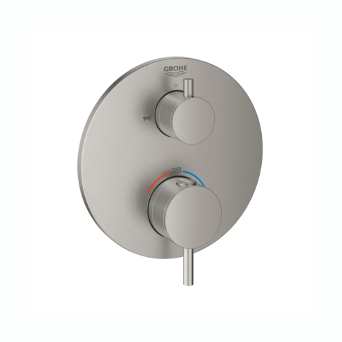 Grohe Atrio Çift Yönlü Ankastre Termostatik Paslanmaz Çelik Banyo Bataryası