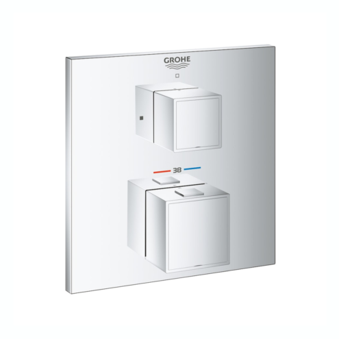 Grohe Grohtherm Cube Ankastre Termostatik Krom Banyo Bataryası