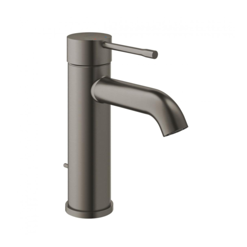 Grohe Essence Tek Kumandalı Lavabo Bataryası S Boy Sifon Kumandalı Fırçalı Hard Graphite
