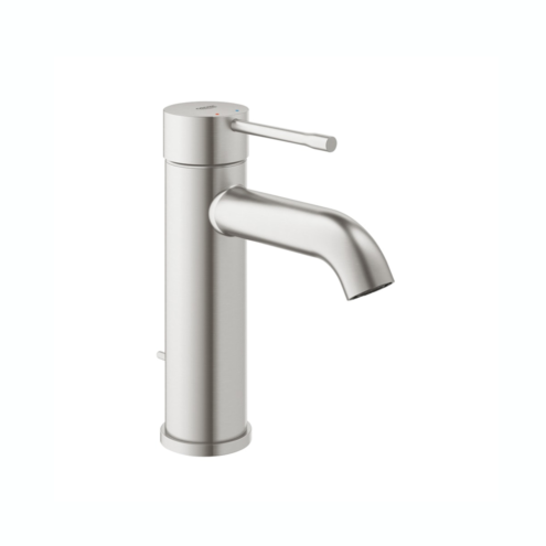 Grohe Essence Tek Kumandalı Lavabo Bataryası S Boy Sifon Kumandalı SuperSteel