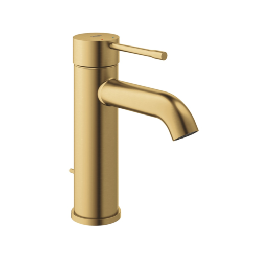 Grohe Essence Tek Kumandalı Lavabo Bataryası S Boy Sifon Kumandalı Fırçalı Cool Sunrise