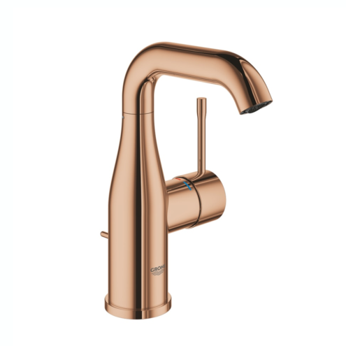Grohe Essence Tek Kumandalı Lavabo Bataryası M Boy Sifon Kumandalı Warm Sunset