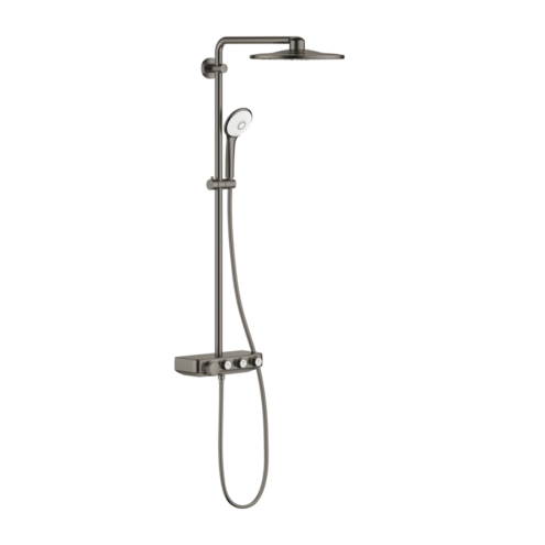 Grohe Euphoria Smartcontrol 310 Duo Termostatik Bataryalı Brushed Hard Graphite Duş Sistemi