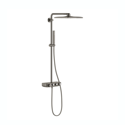 Grohe Euphoria Smartcontrol 310 Cube Duo Termostatik Bataryalı Brushed Hard Graphite Duş Sistemi