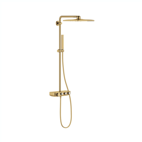 Grohe Euphoria Smartcontrol 310 Cube Duo Termostatik Bataryalı Brushed Cool Sunrise Duş Sistemi