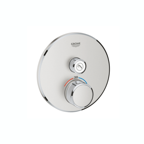 Grohe Grohtherm Smartcontrol Ankastre Termostatik Paslanmaz Çelik Duş Bataryası