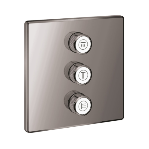 Grohe Grohtherm Smartcontrol Üç Valfli Akış Kontrollü Hard Graphite Kumanda