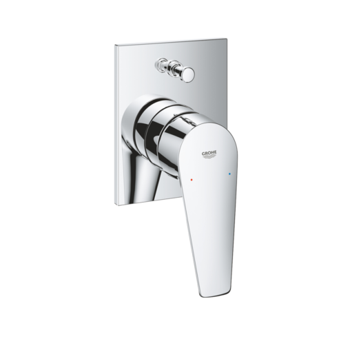Grohe BauEdge İç Gövdeli Ankastre Banyo Duş Bataryası Krom