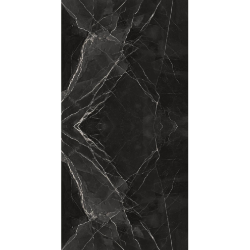 Kütahya Seramik Black Calacatta 120x240 cm Kristal Rektifiye Parlak Nano