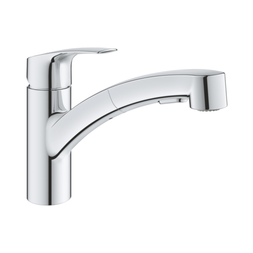 Grohe Eurosmart Krom Spiralli Eviye Bataryası