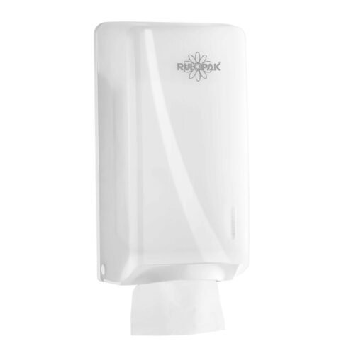 Rulopak Tekçek Transparan Beyaz Tuvalet Kağıdı Dispenseri