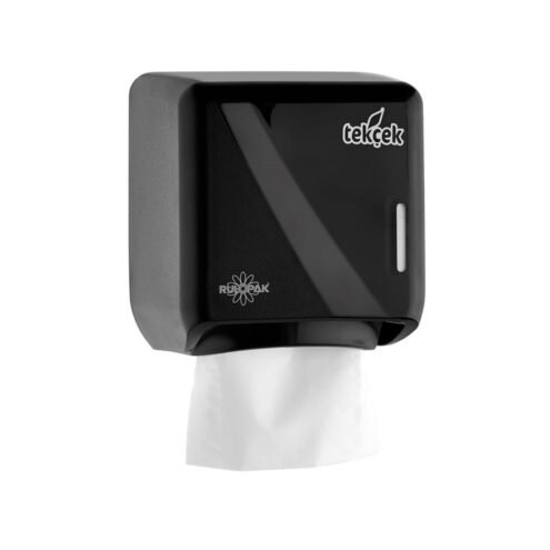 Rulopak Tekçek Mini Siyah Tuvalet Kağıdı Dispenseri