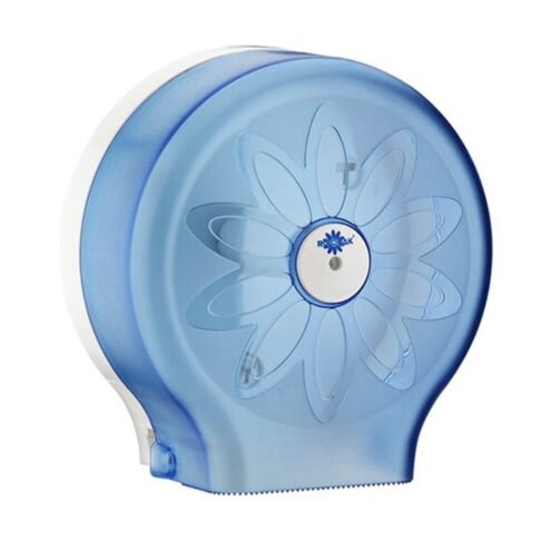 Rulopak Mini Jumbo Transparan Mavi Tuvalet Kağıdı Dispenseri