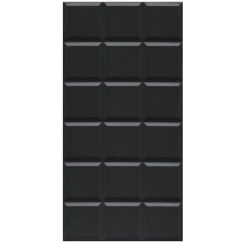 Çanakkale Seramik Millennium Rm-8282 Kare Mat Siyah 30x60 cm Duvar Karosu