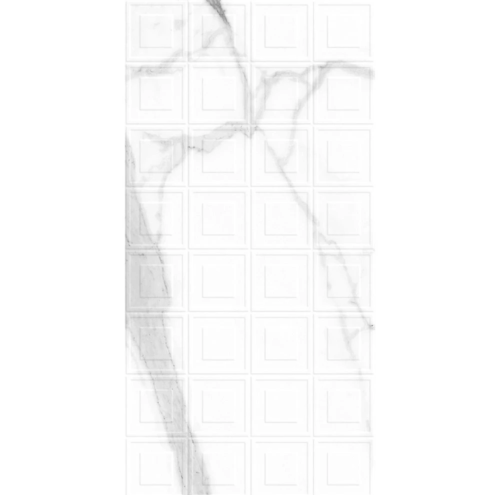 Çanakkale Seramik Viento Rp-2239R Viento Kare Dekor Beyaz 60x120 cm Duvar Karosu