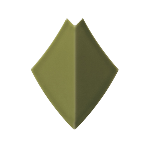 Çanakkale Seramik Reptile Sn-0008 Snake Koyu Yeşil 16x20 cm Duvar Karosu