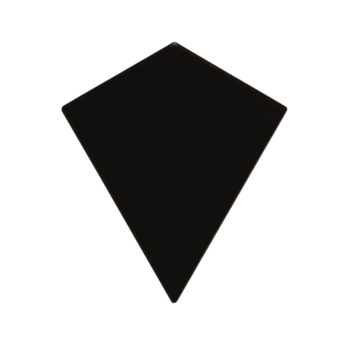 Çanakkale Seramik Orientile Fz-3004 Feza Mat Siyah 16x18 5 cm Duvar Karosu