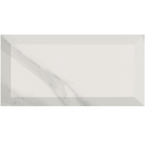 Çanakkale Seramik Marmoles Brillo 1611 M Calacatta White M 7 5x15 cm Trim