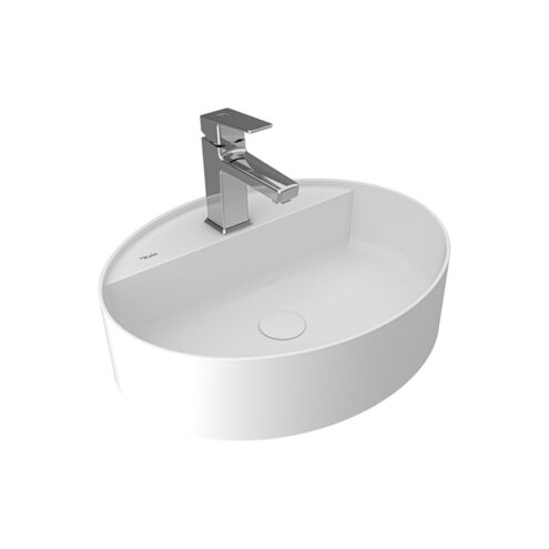Kale SmartEdge 50 cm Beyaz Tezgah Üstü Lavabo