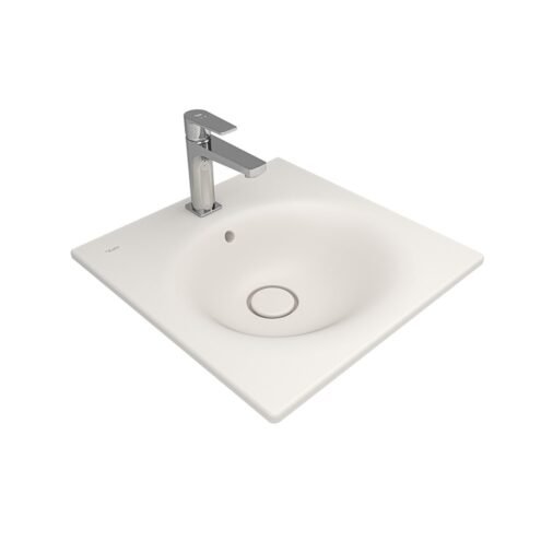 Kale Spirit 48 cm Mat İnci Etajerli Lavabo