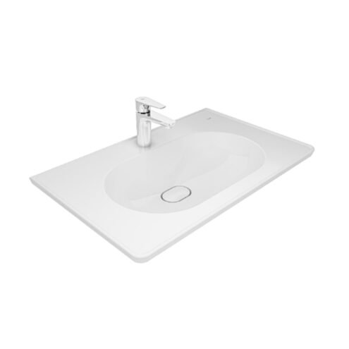 Kale Zero 2.0 80x50 cm Beyaz Etajerli Lavabo