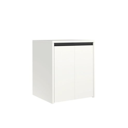 Kale Vista 76 cm Mat Beyaz Kapaklı Çamaşır Makinesi Dolabı