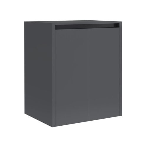 Kale Idea 2.0 70 cm Parlak Antrasit Kapaklı Çamaşır Makinesi Alt Dolabı