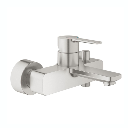 Grohe Lineare Paslanmaz Çelik Banyo Bataryası