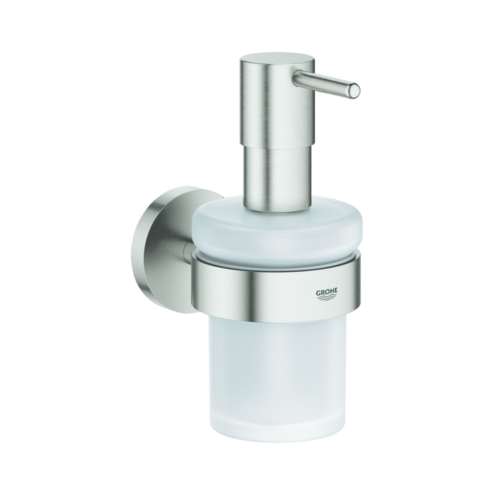 Grohe Essentials Paslanmaz Çelik Sıvı Sabunluk Ve Tutacak