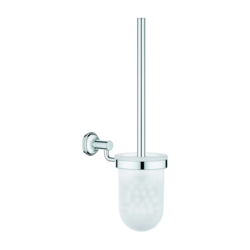 Grohe Essentials Authentic Krom Tuvalet Fırça Seti