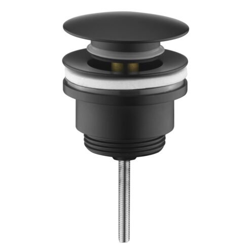 Kale Novatik Siyah Yuvarlak Universal Lavabo Süzgeci