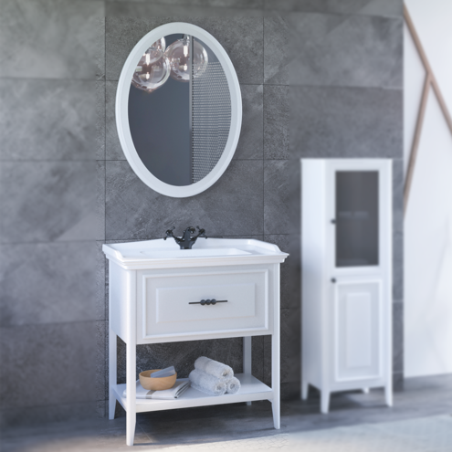 Denko Öykü 80 cm Lake Banyo Dolabı Takımı