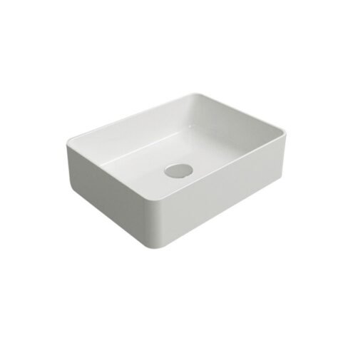 Newarc Silver Slim Mat Beyaz Lavabo