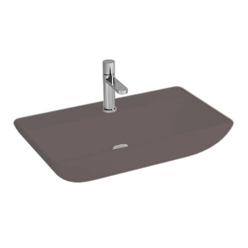 Newarc Domino 70 cm Mat Antrasit Tezgah Üstü Lavabo