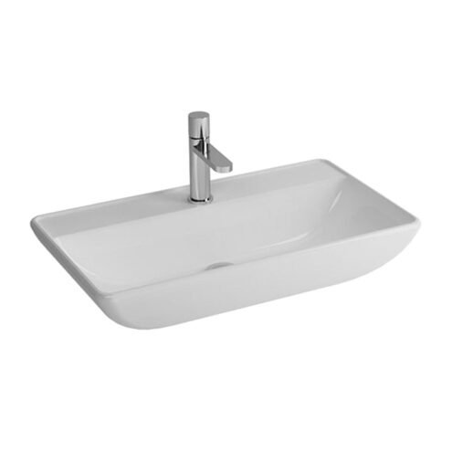 Newarc Domino 70 cm Mat Beyaz Tezgah Üstü Lavabo