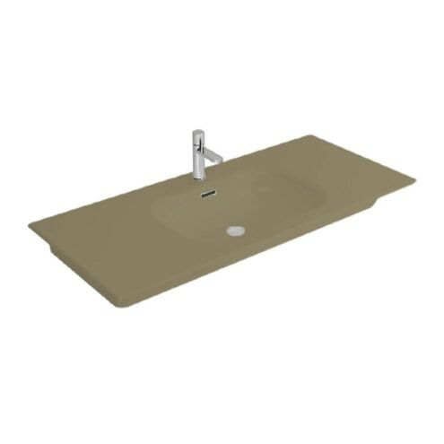 Newarc Natural 120 cm Mat Kaşmir Etajerli Lavabo