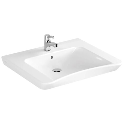 VitrA S20 65 cm Beyaz Orta Armatür Delikli Özel İhtiyaç Lavabosu