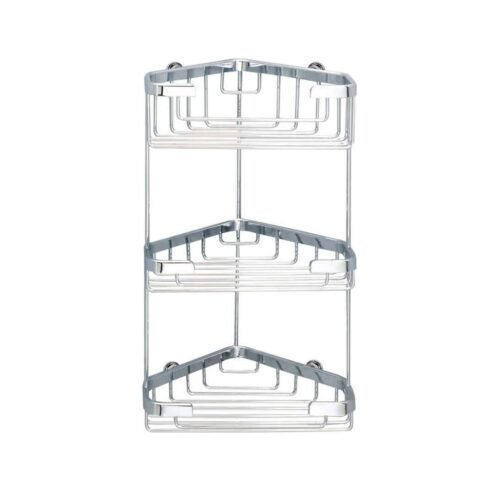 Sonia Tel Köşe Üçlü 20xh36x16 cm Krom Süngerlik