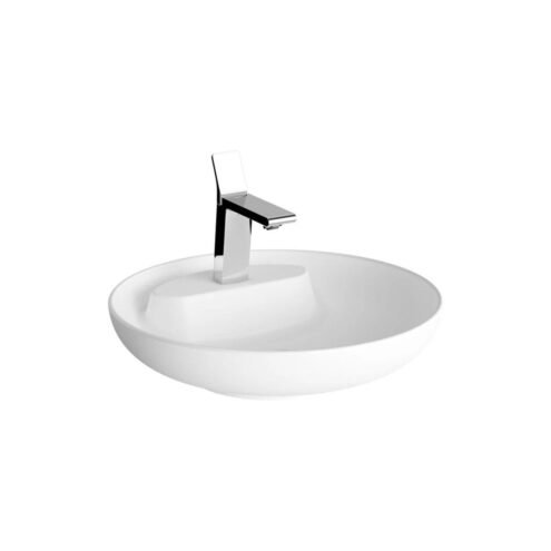 VitrA Memoria 50 cm Mat Beyaz Yuvarlak Çanak Lavabo