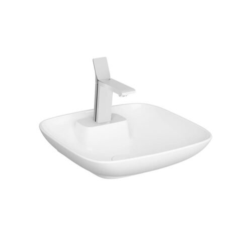 VitrA Memoria 45 cm Beyaz Tezgah Üstü Kare Lavabo